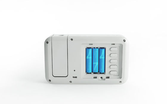 LCD Display Dimmable Indoor Outdoor Thermometer Clock USB Battery Powered
