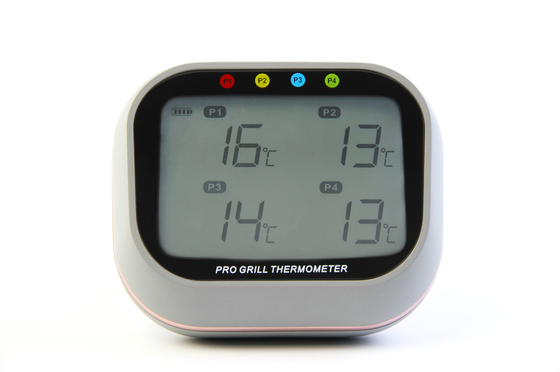 Digital Wireless Grill Thermometer bluetooth remote monitor 4 Probes Grill  Alarm